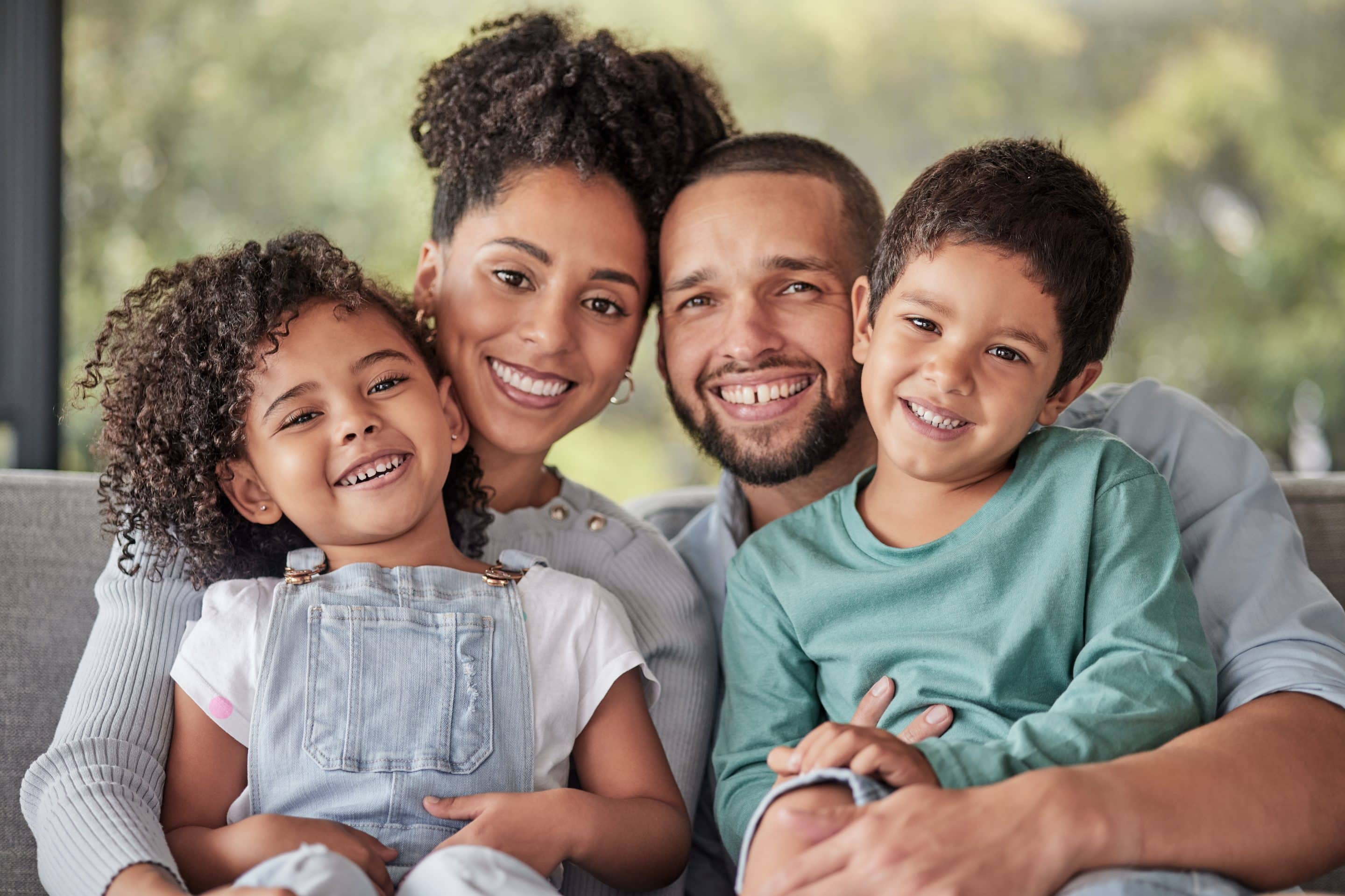 happy family in Greenwood Village